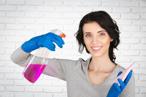 Deep one off cleaning of kitchen surfaces and appliances
